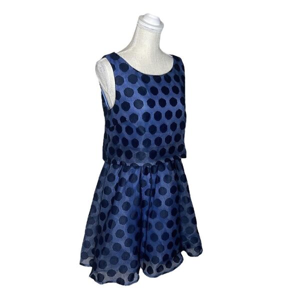 Betsey Johnson Polka Dot Pop Over Dress - Picture 5 of 14